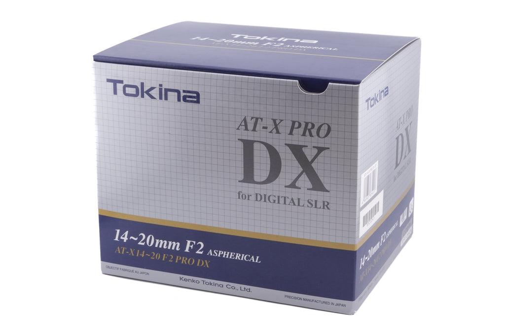 Tokina 14-20mm f2 AT-X Pro DX Aspherical