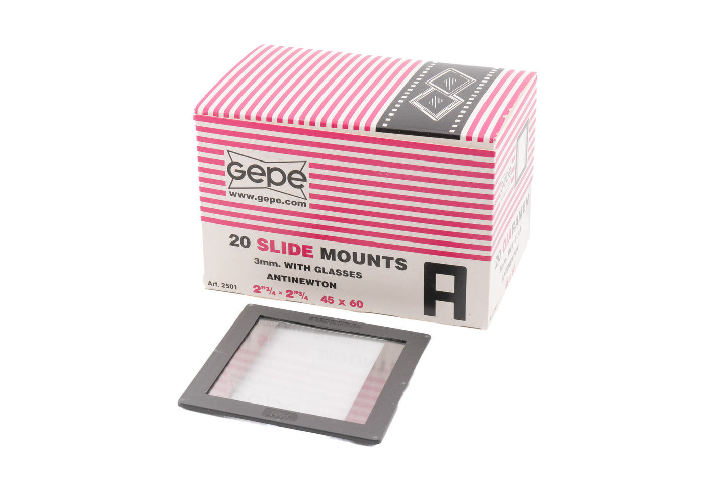 Gepe 45x60 Anti-Newton Glass Slide Mounts