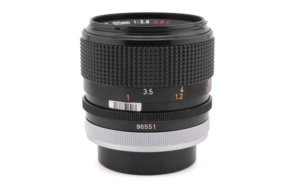 Canon 100mm f2.8 S.S.C.