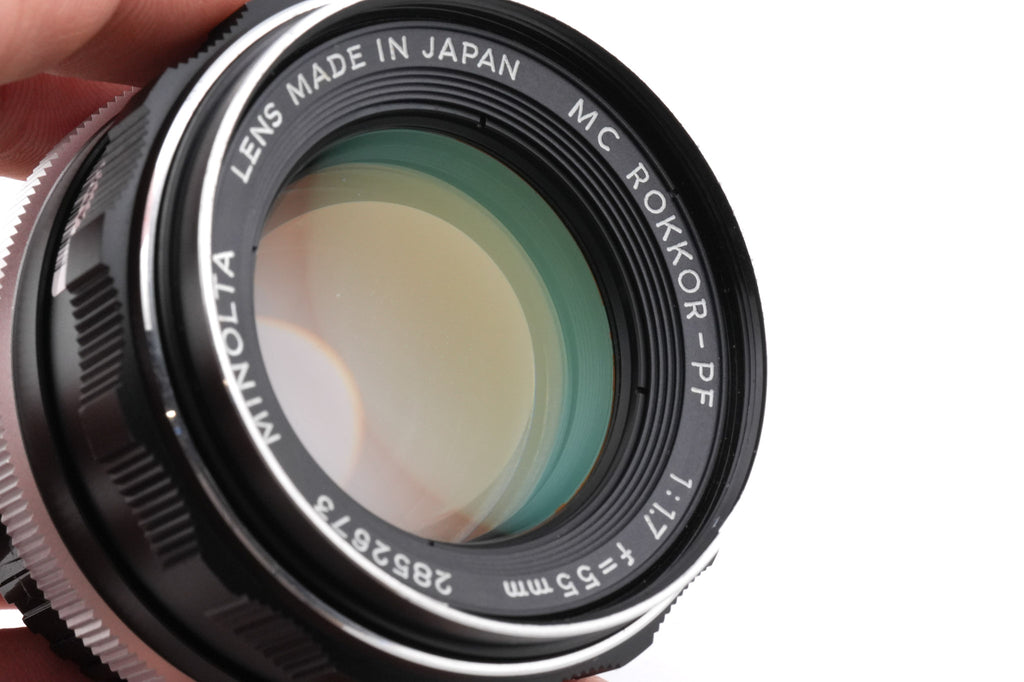 Minolta 55mm f1.7 MC Rokkor-PF