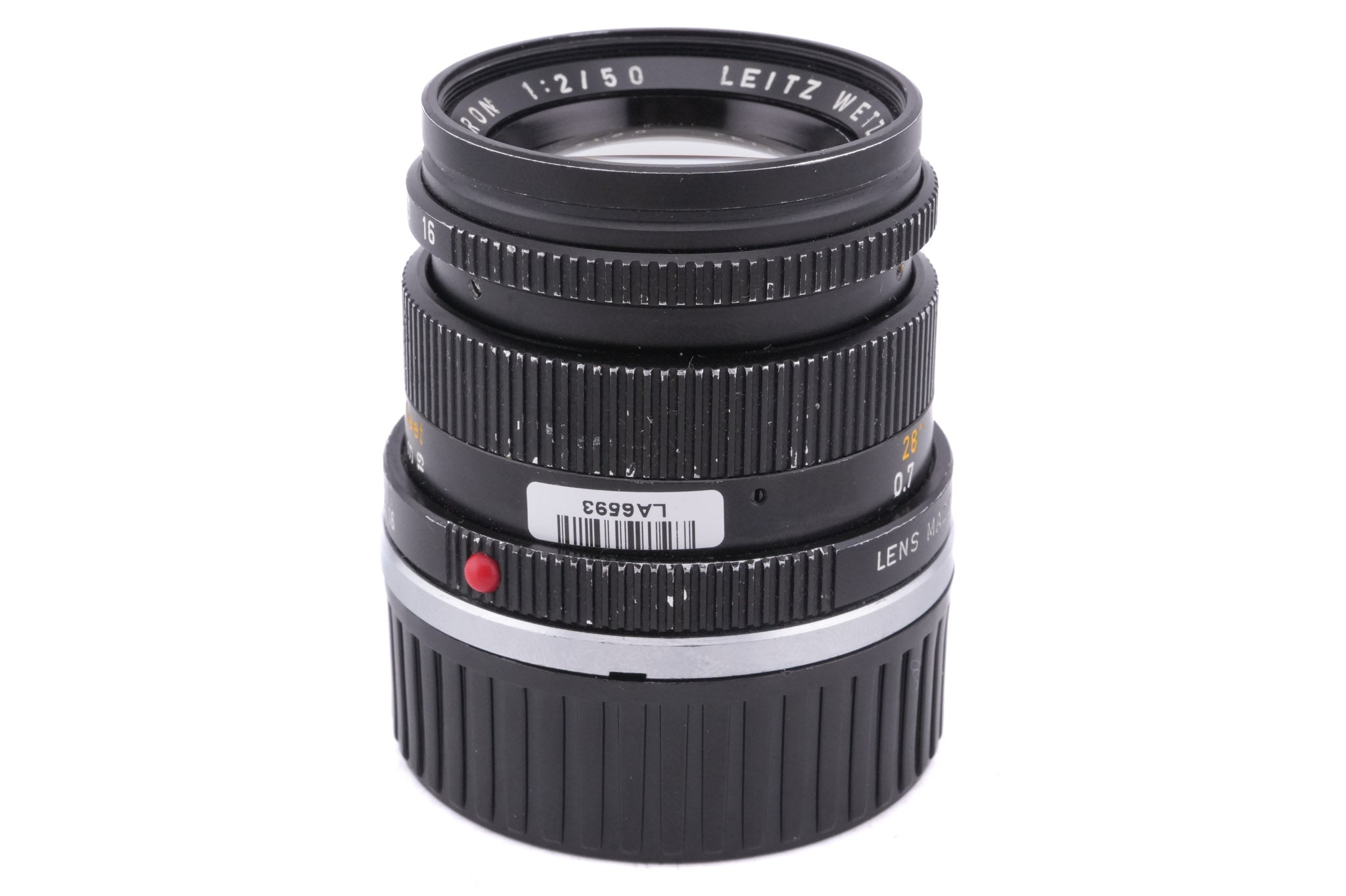 Leica 50mm f2 Summicron (Type III) (11817)