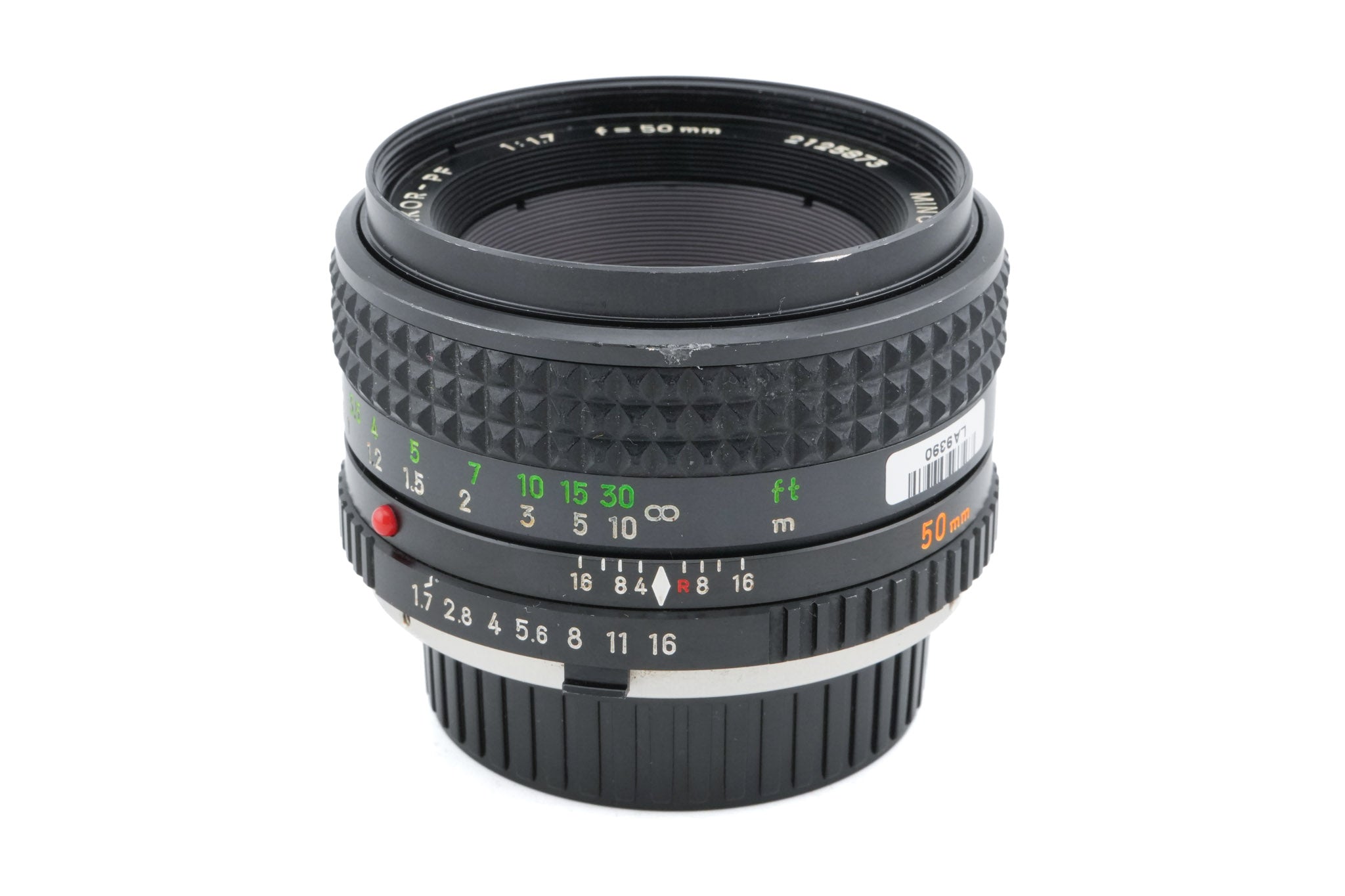 Minolta 50mm f1.7 MC Rokkor-PF