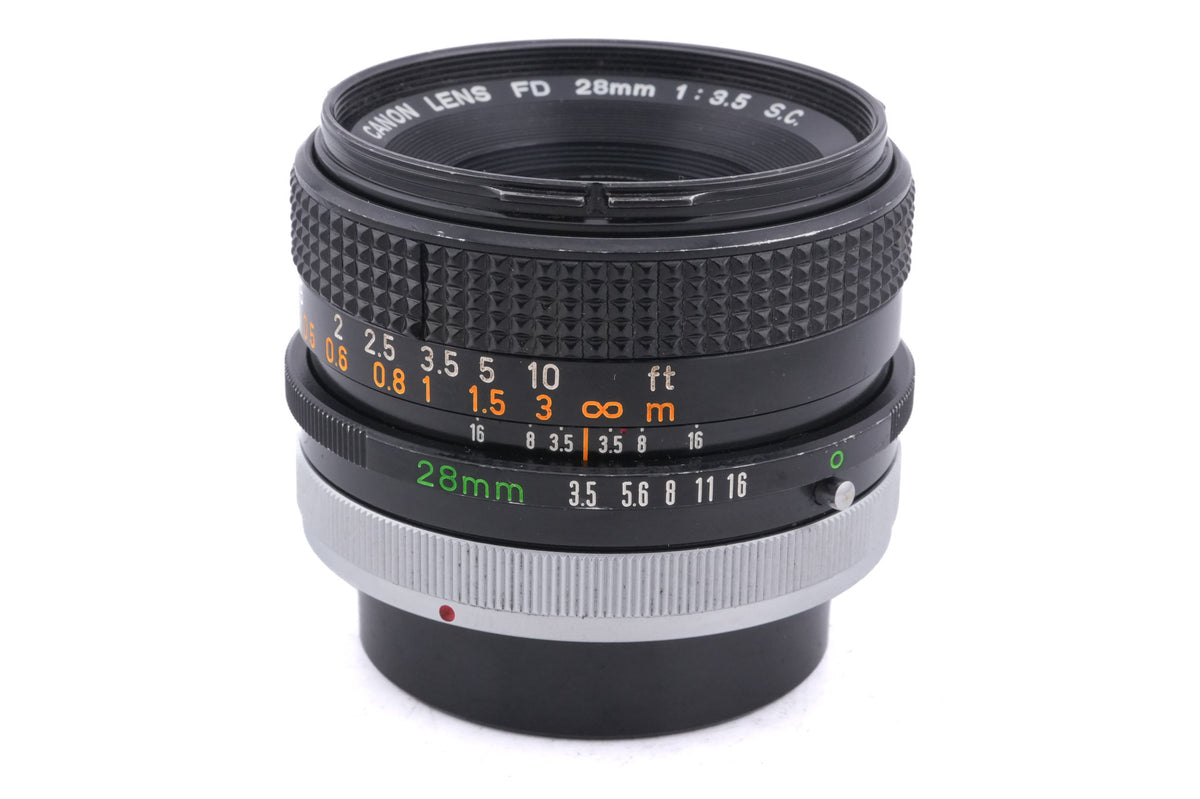 Canon 28mm f3.5 S.C.