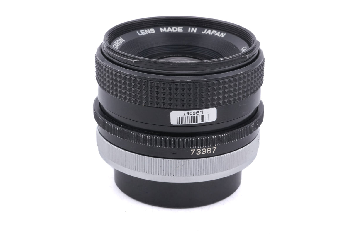 Canon 28mm f3.5 S.C.