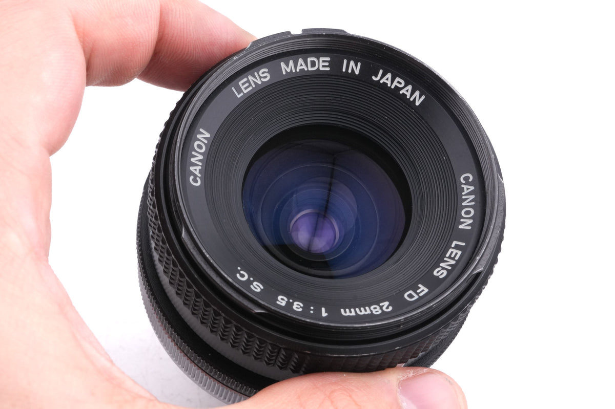 Canon 28mm f3.5 S.C.