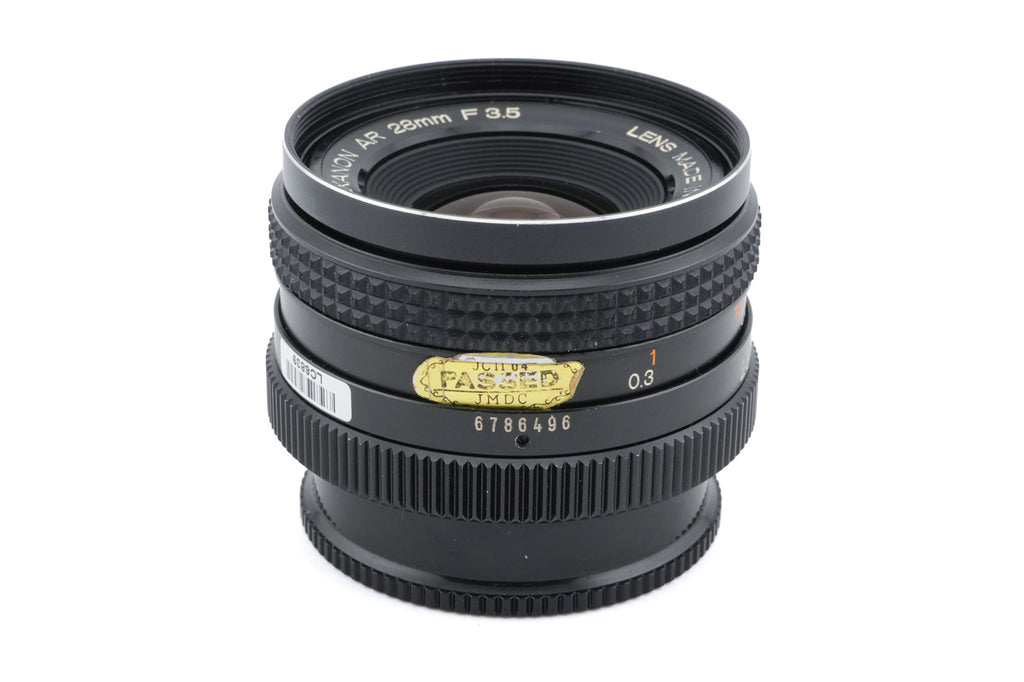 Konica 28mm f3.5 Hexanon AR