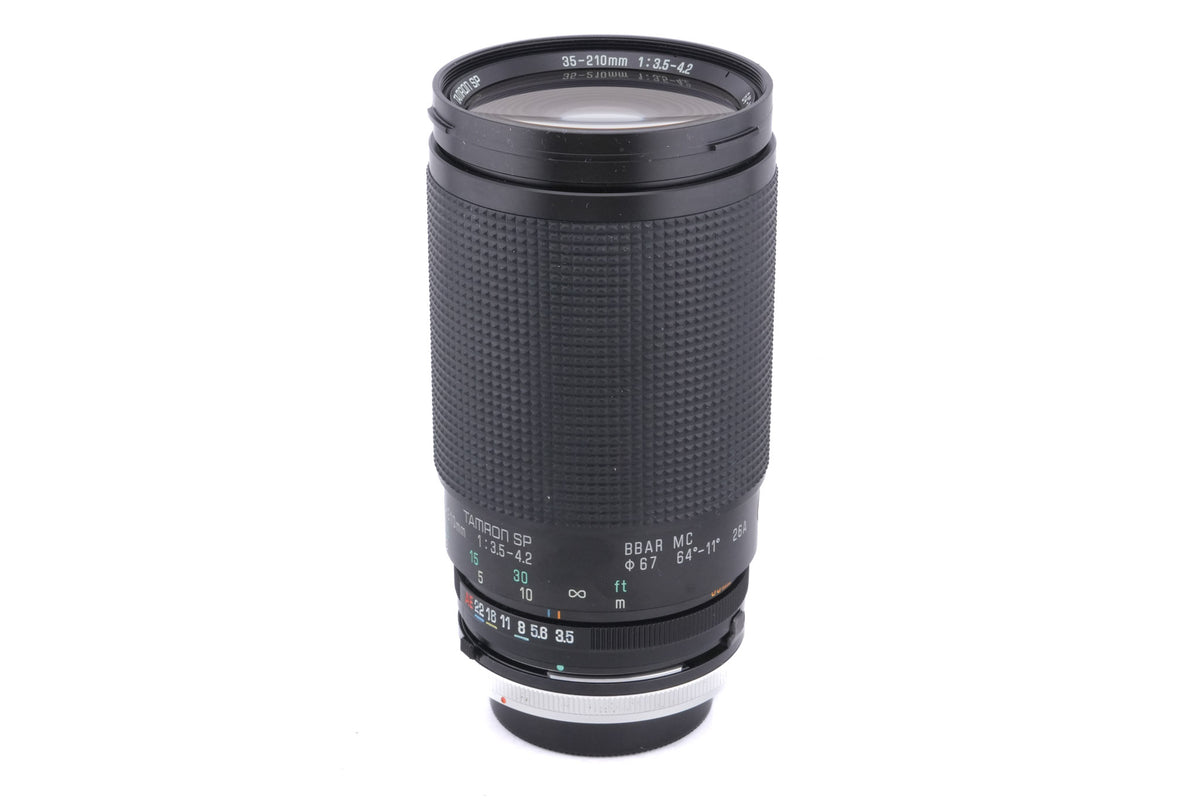 Tamron 35-210mm f3.5-4.2 SP BBAR MC (26A) + Adaptall 2 - Canon FD Adapter