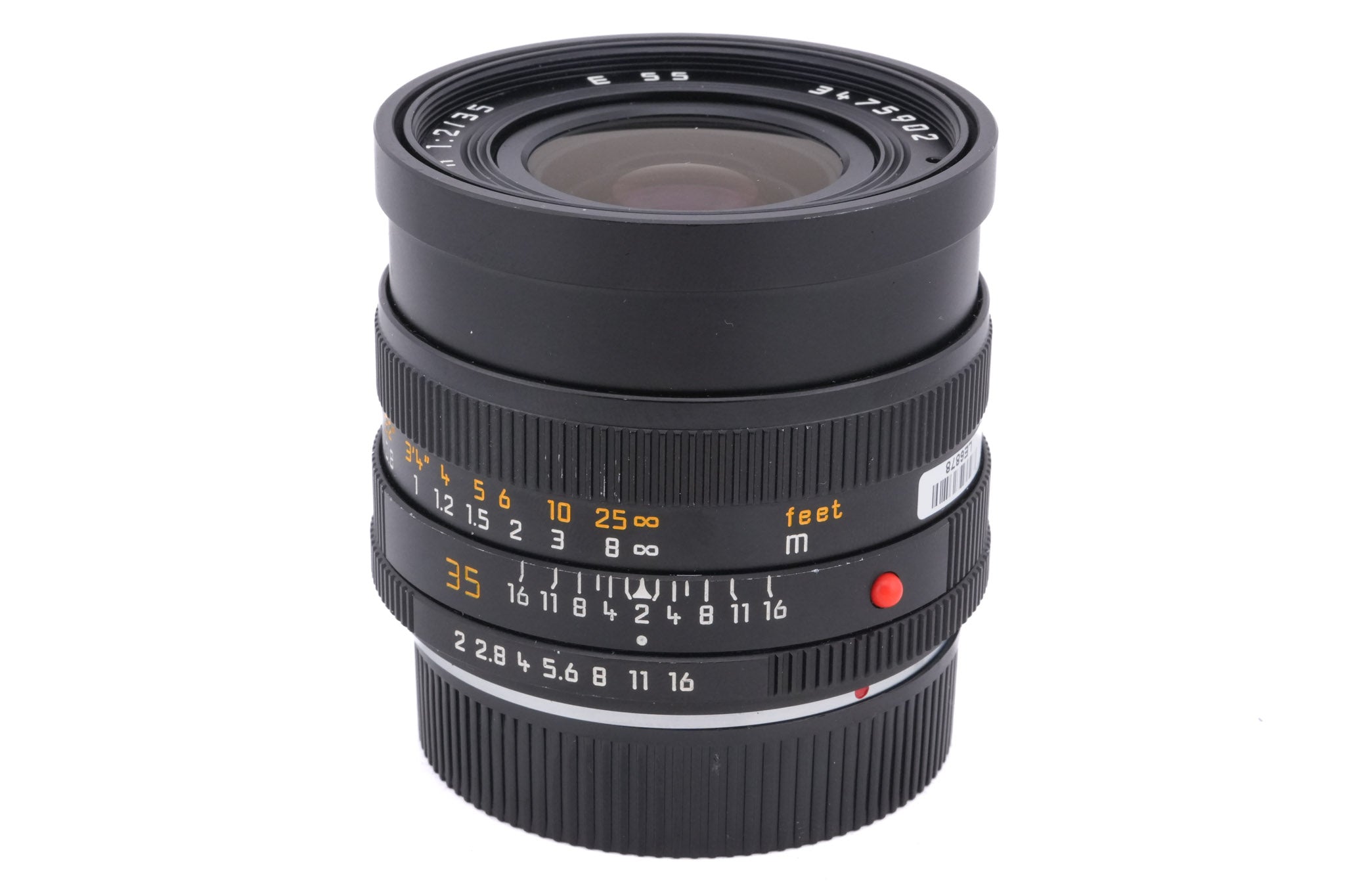 Leica 35mm f2 Summicron-R (Type II) (3-Cam) (11115)