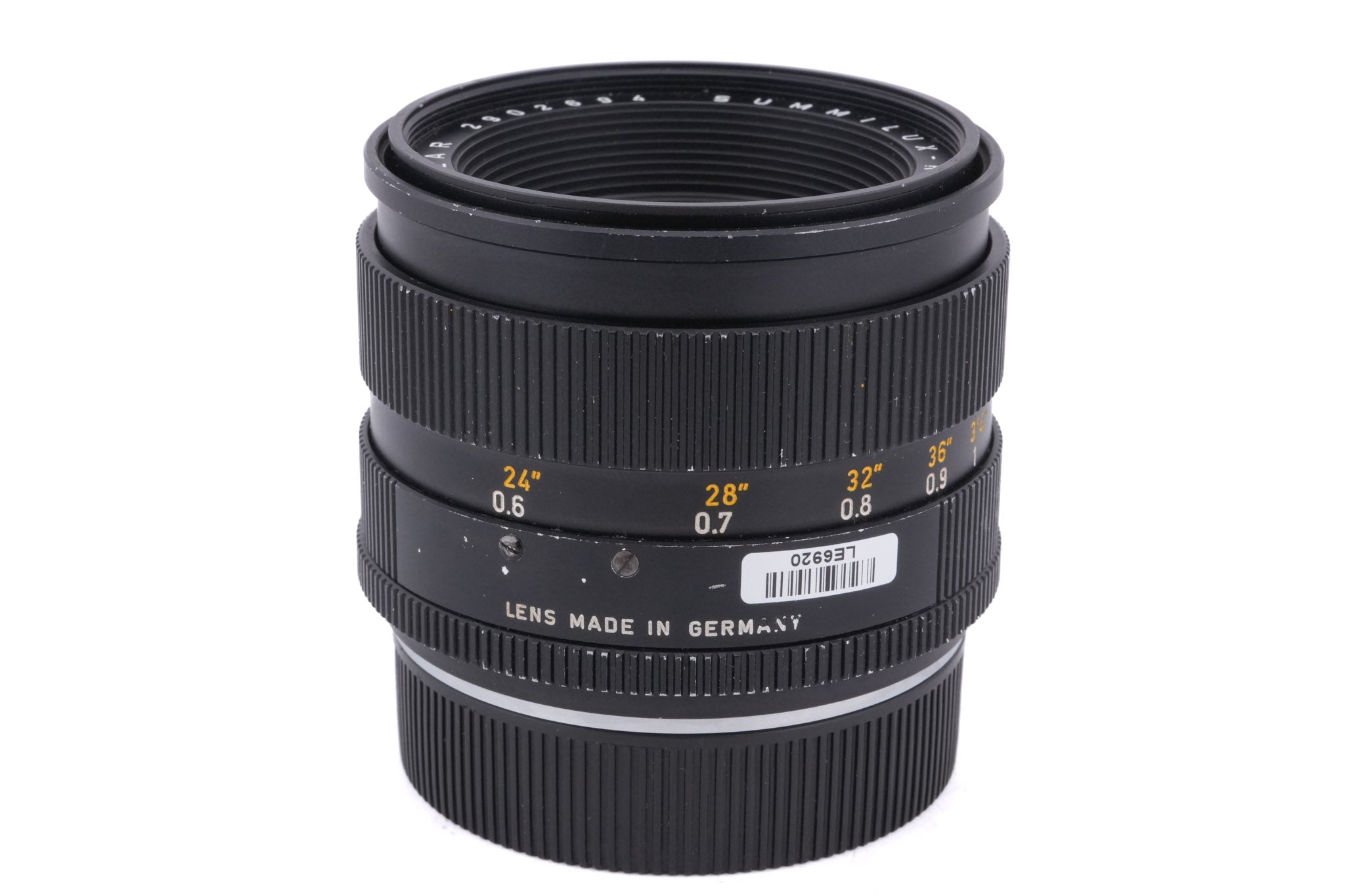 Leica 50mm f1.4 Summilux-R (Type I v2) (3-Cam) (11776)