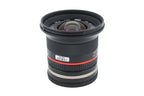 Samyang 12mm f2 NCS CS