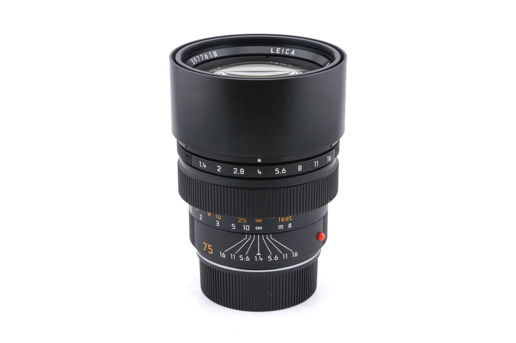 Leica 75mm f1.4 Summilux-M (Type III) (11810)