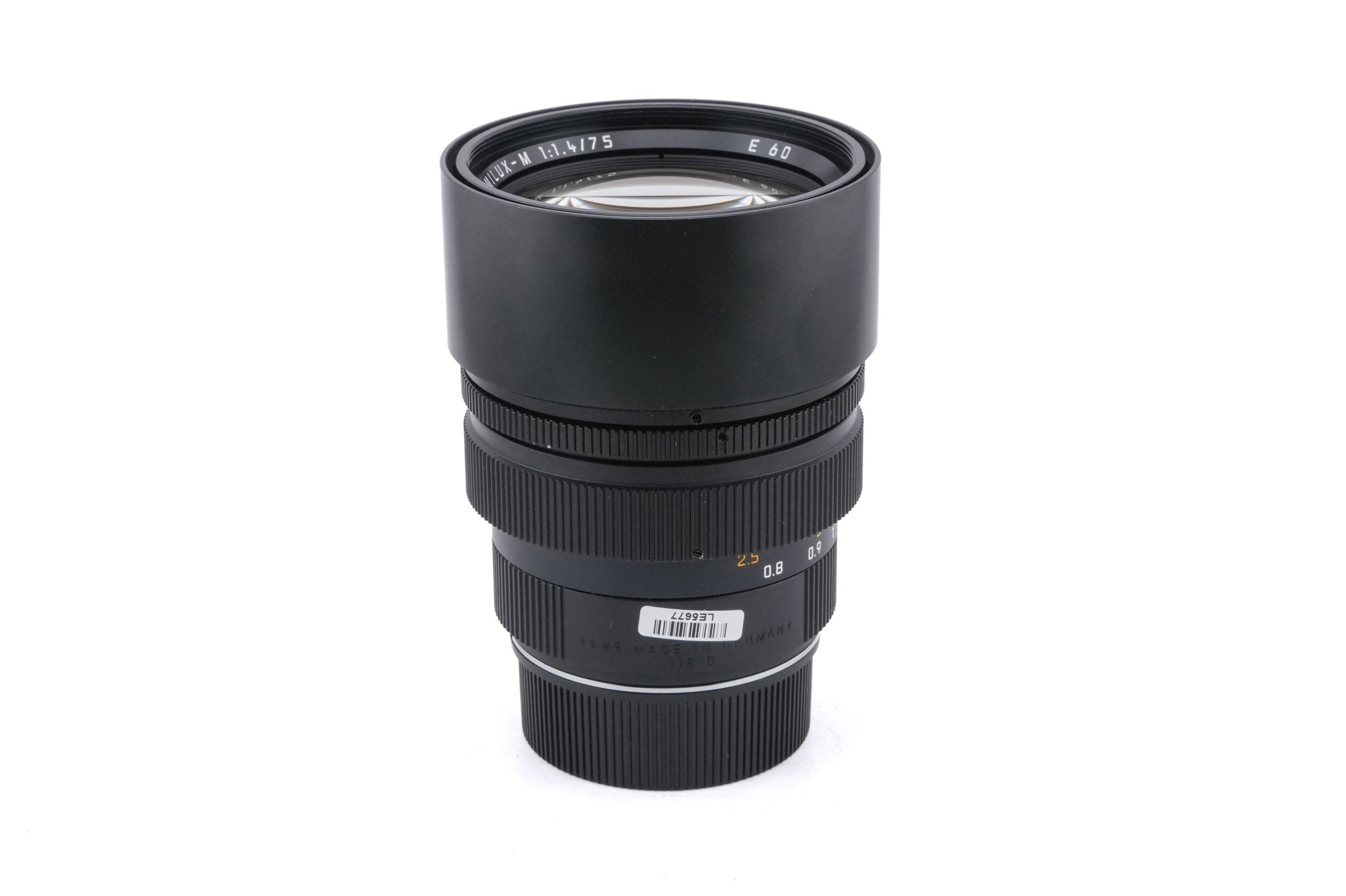 Leica 75mm f1.4 Summilux-M (Type III) (11810)