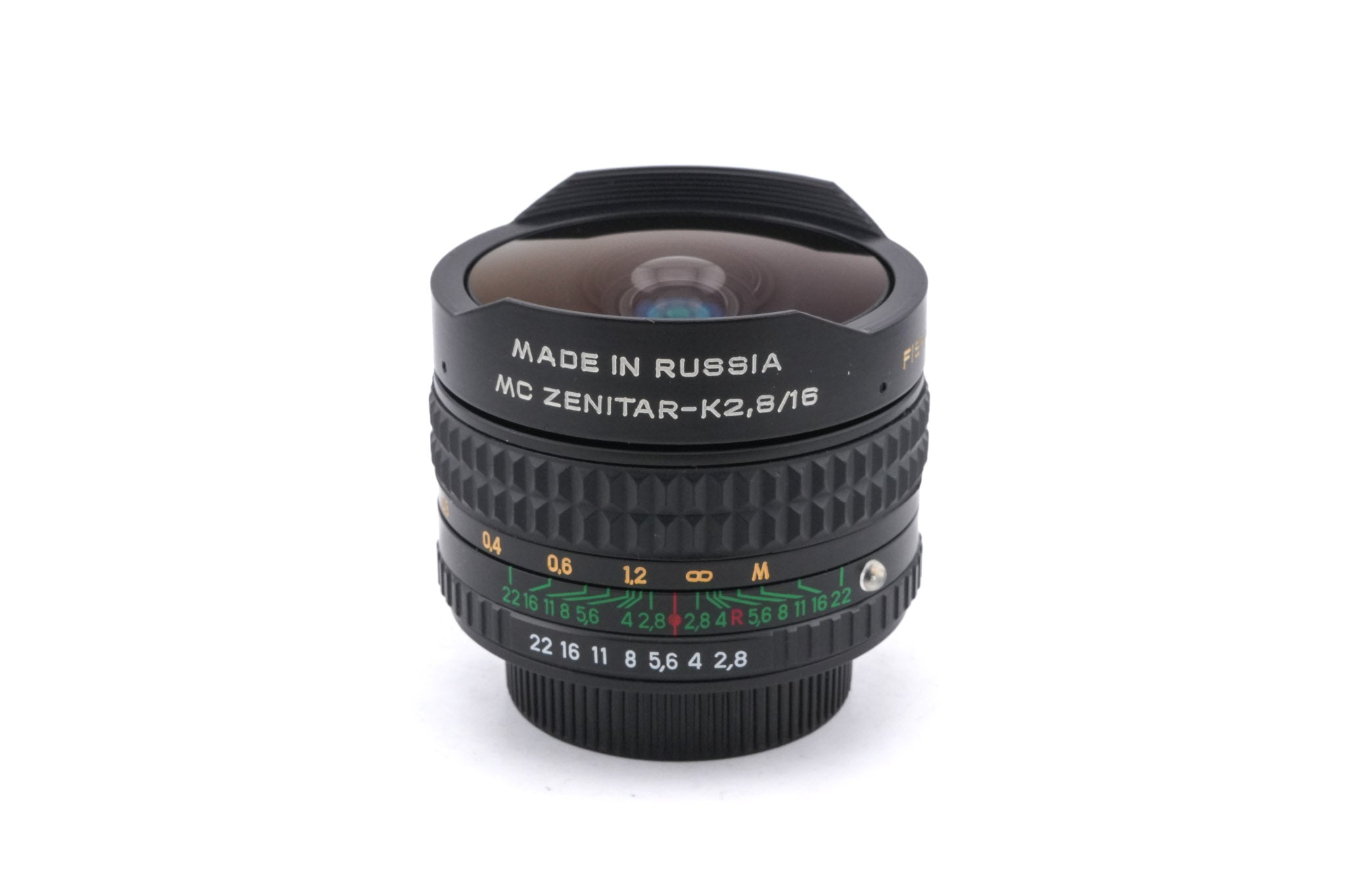 KMZ 16mm f2.8 MC Zenitar-K Fish-Eye - Lens
