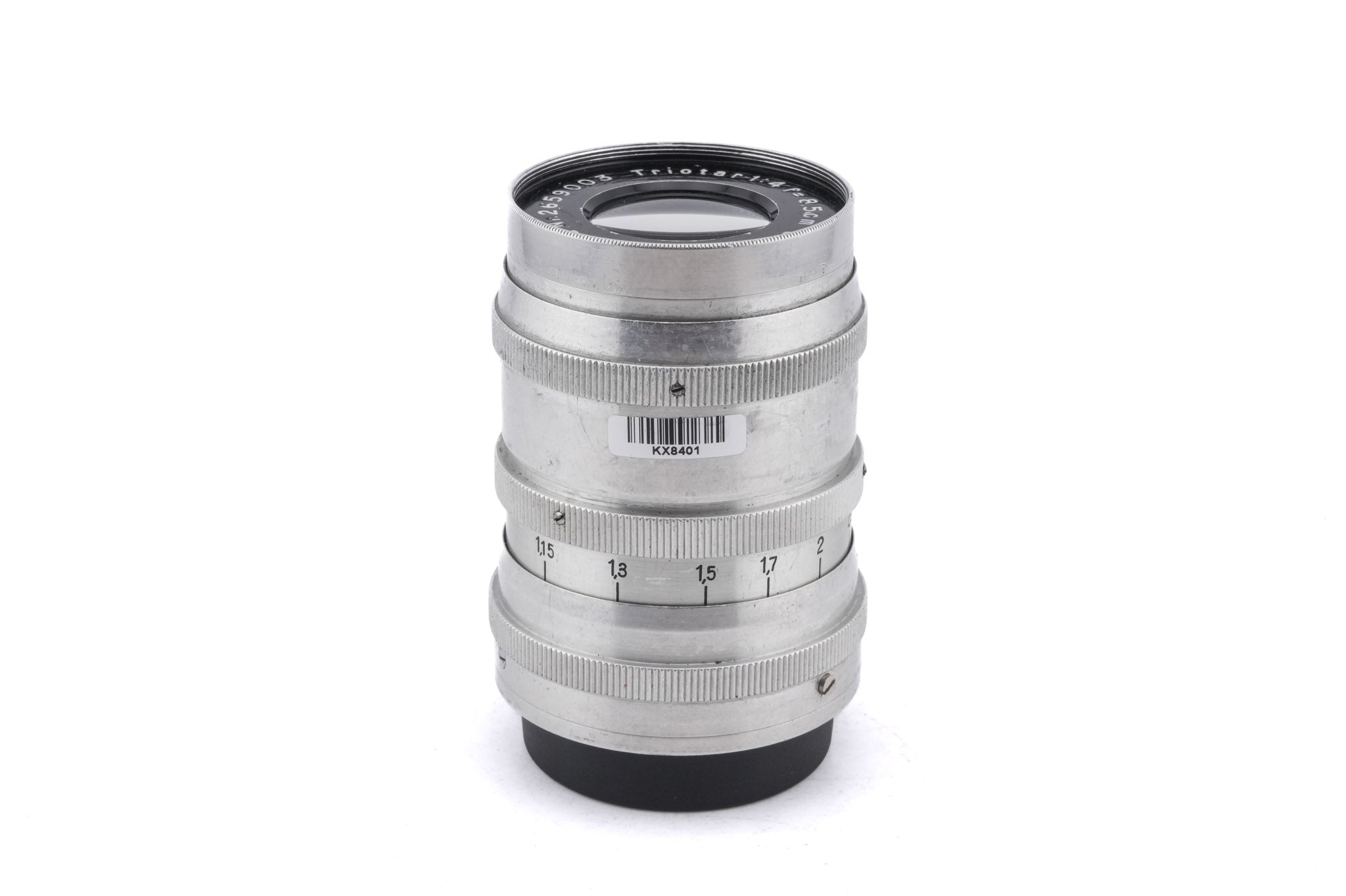 Carl Zeiss 8.5cm f4 Triotar Jena