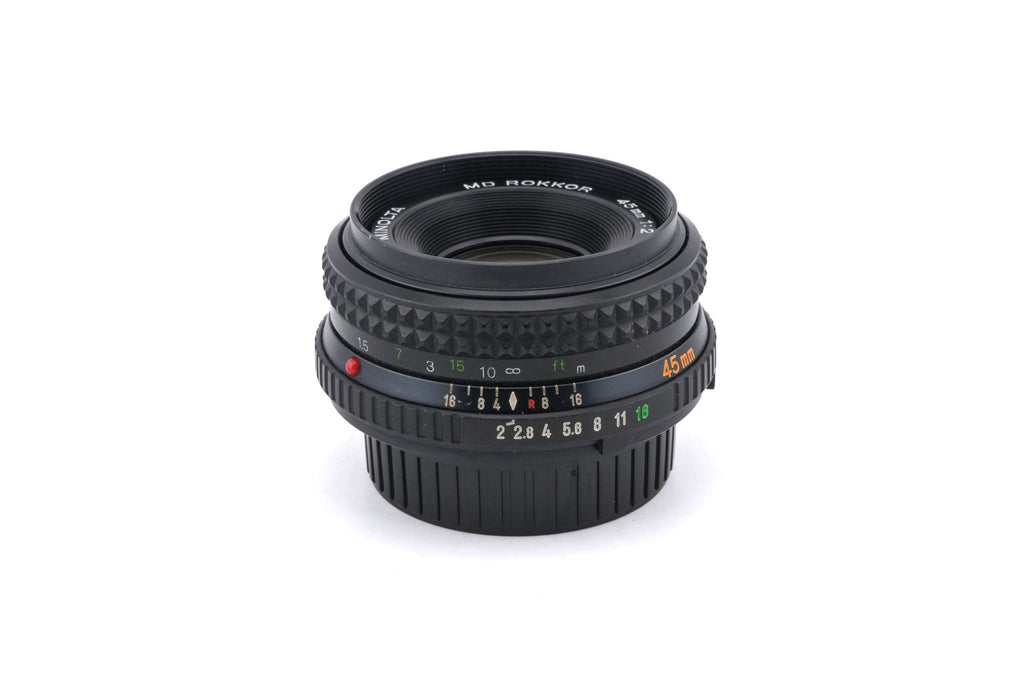 Minolta 45mm f2 MD Rokkor