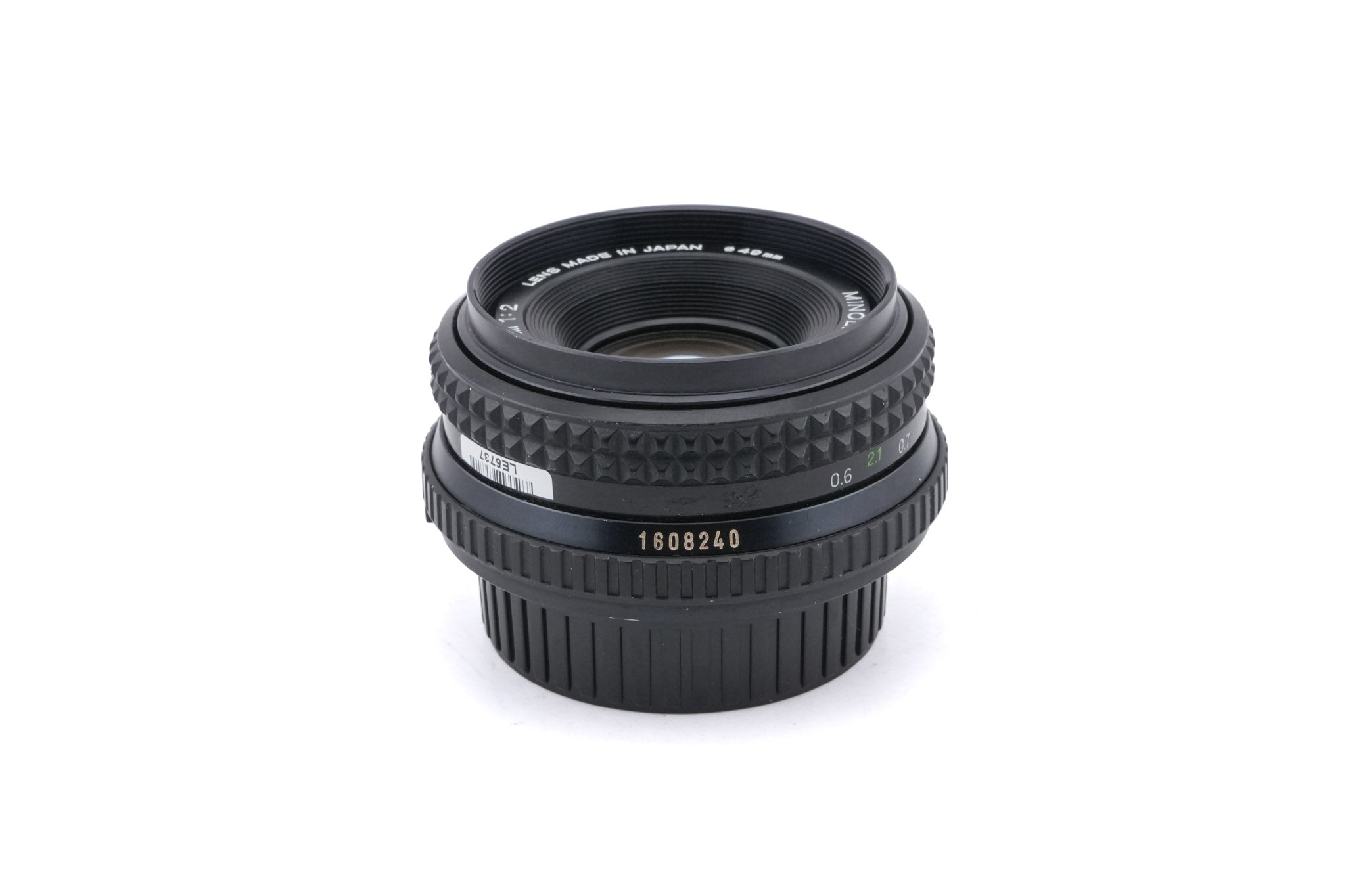Minolta 45mm f2 MD Rokkor