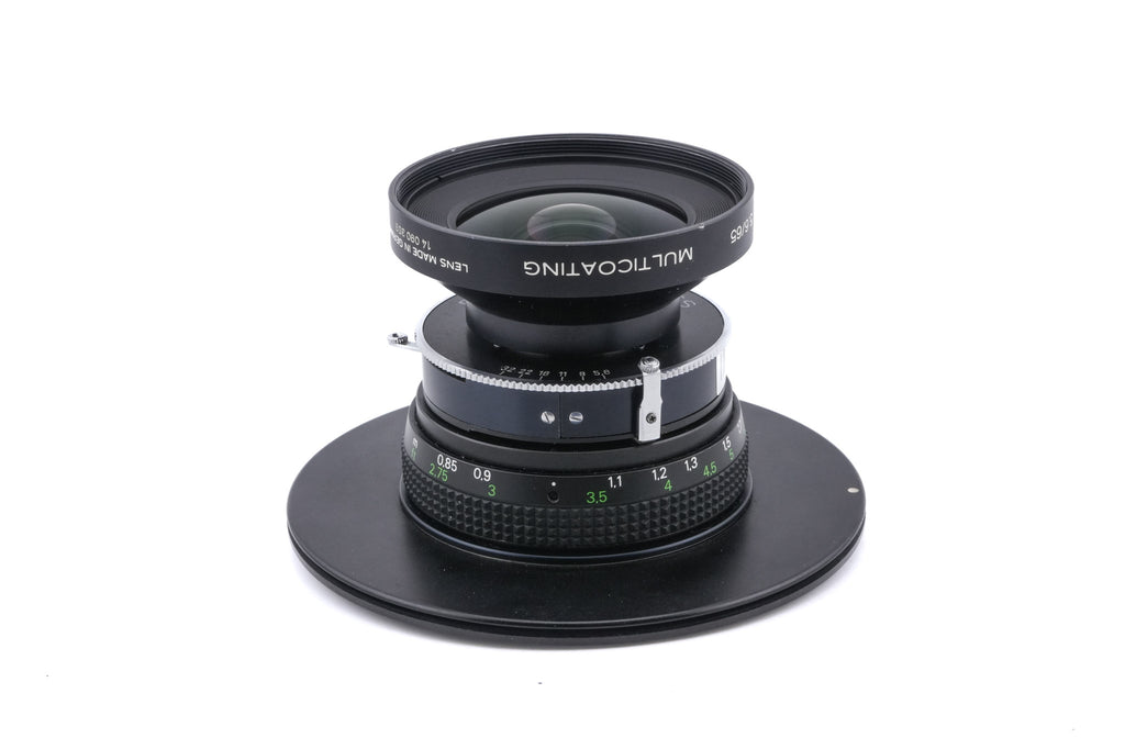 Sinar Handy 4x5 + 65mm f5.6 Super Angulon MC (Shutter)