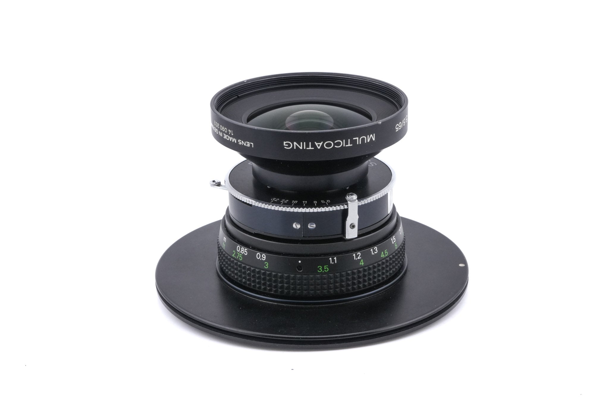 Sinar Handy 4x5 + 65mm f5.6 Super Angulon MC (Shutter)