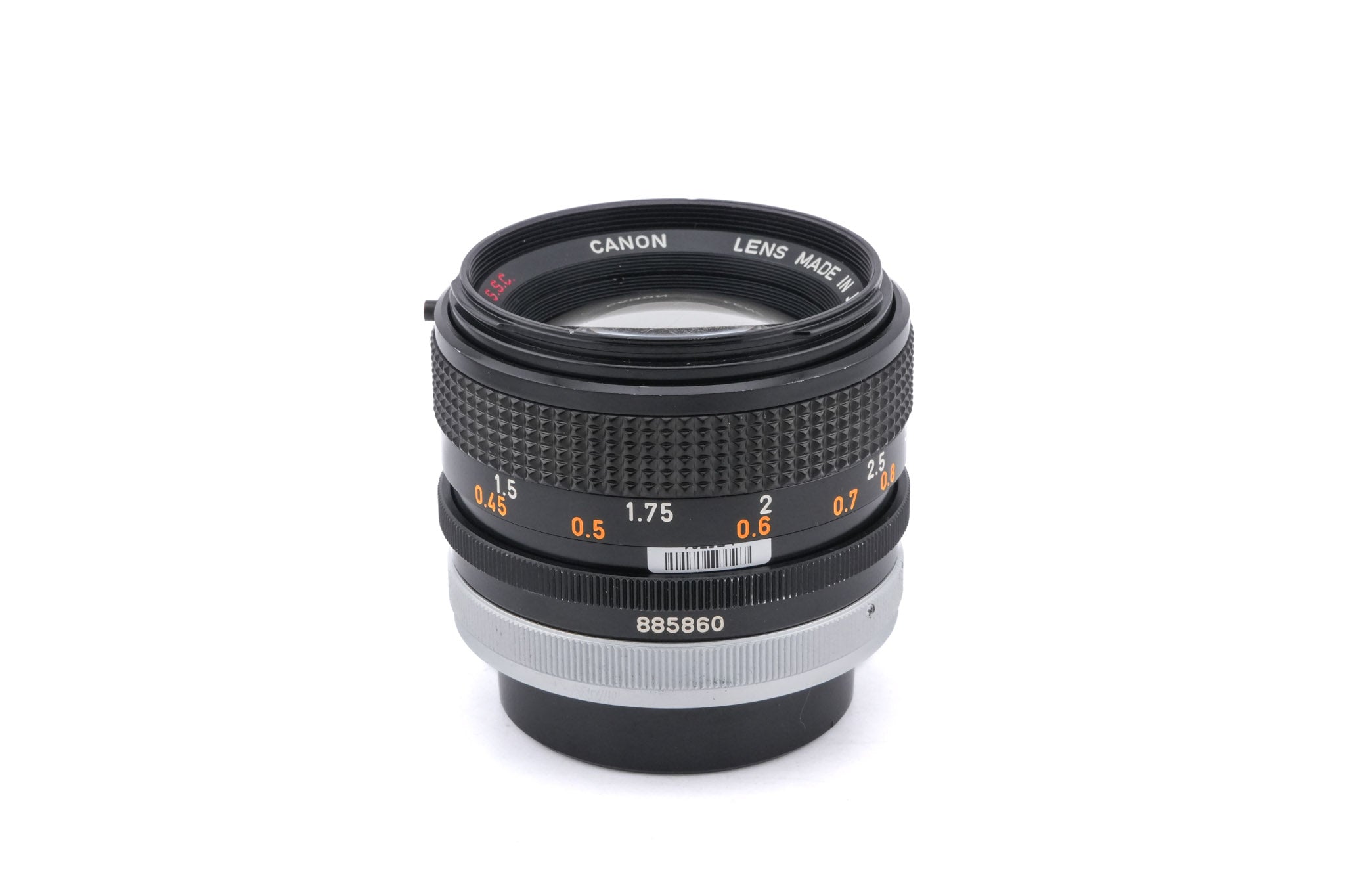 Canon 50mm f1.4 S.S.C.