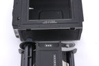 Hasselblad 500C/M (Black, 10170) + Waist Level Finder (Old / Black, 42277) + Standard Focusing Screen (42161) + A12 Film Magazine (Black, 30147) + 80mm f2.8 Planar T* C (Black, 20028)