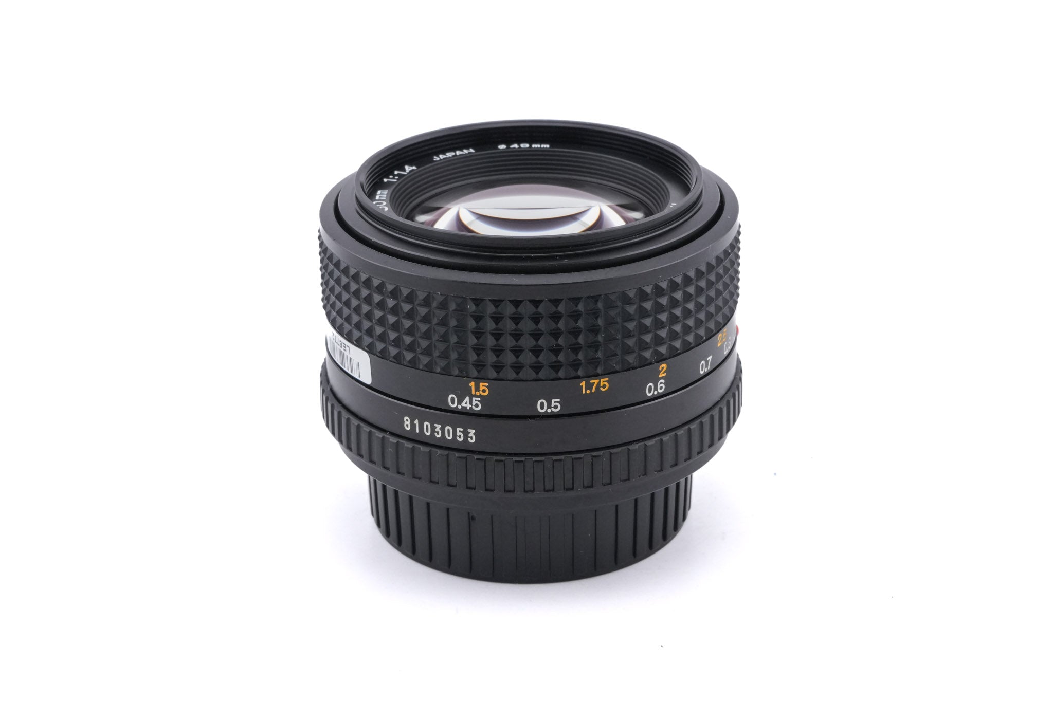Minolta 50mm f1.4 MD
