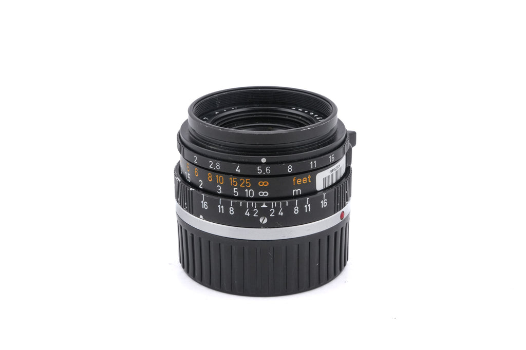 Leica 35mm f2 Summicron (Type III) (11309) + Lens Hood (35mm f1.4-2) (12504) + 39mm UVa Filter (Black, 13131)