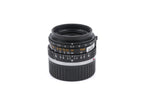 Leica 35mm f2 Summicron (Type III) (11309) + Lens Hood (35mm f1.4-2) (12504) + 39mm UVa Filter (Black, 13131)