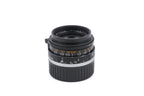 Leica 35mm f2 Summicron (Type III) (11309) + Lens Hood (35mm f1.4-2) (12504) + 39mm UVa Filter (Black, 13131)