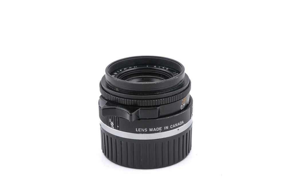 Leica 35mm f2 Summicron (Type III) (11309) + Lens Hood (35mm f1.4-2) (12504) + 39mm UVa Filter (Black, 13131)
