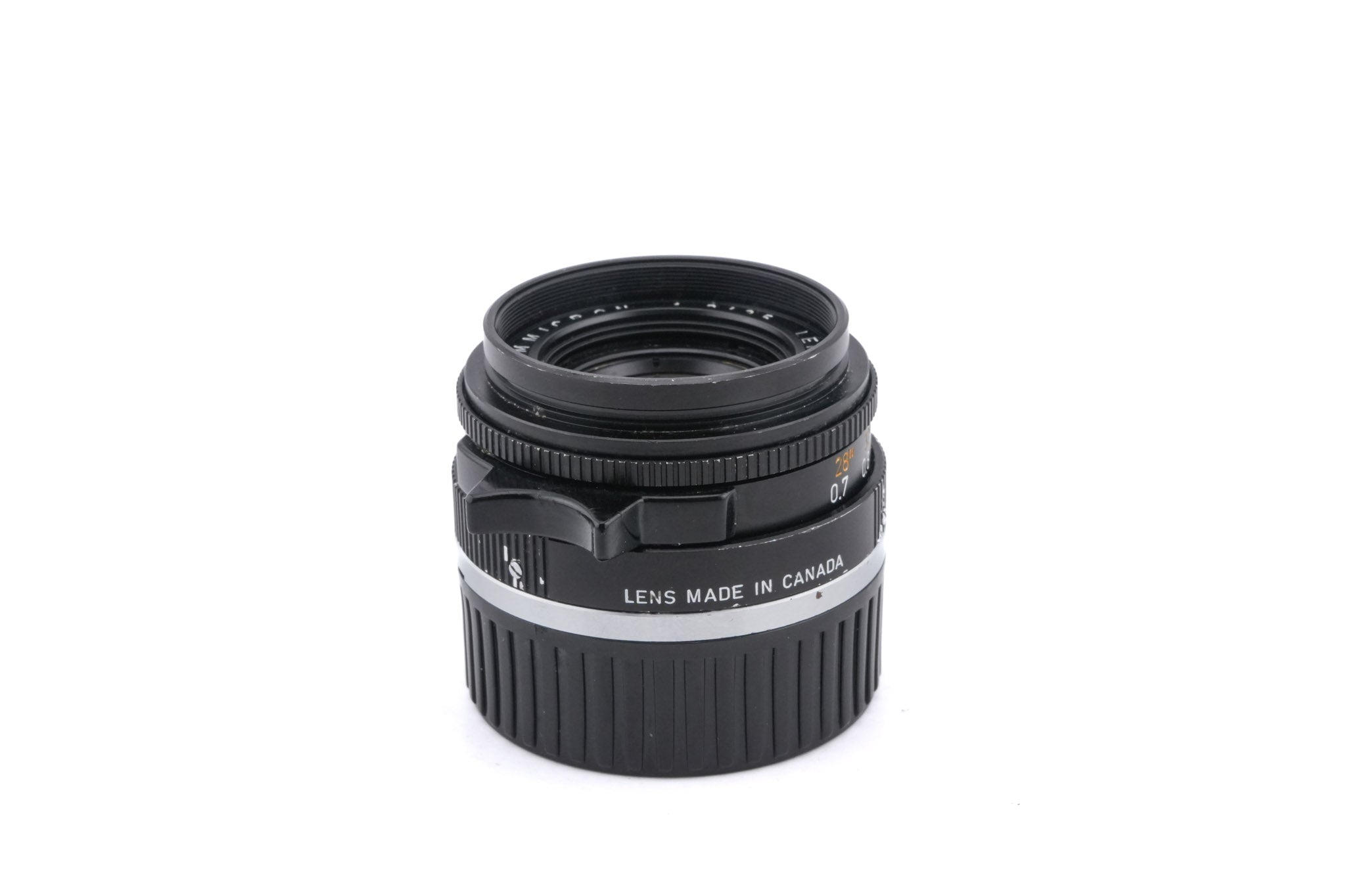Leica 35mm f2 Summicron (Type III) (11309) + Lens Hood (35mm f1.4-2) (12504) + 39mm UVa Filter (Black, 13131)