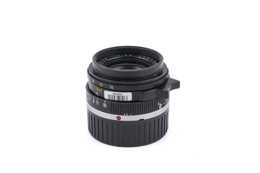 Leica 35mm f2 Summicron (Type III) (11309) + Lens Hood (35mm f1.4-2) (12504) + 39mm UVa Filter (Black, 13131)