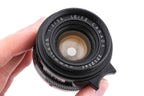 Leica 35mm f2 Summicron (Type III) (11309) + Lens Hood (35mm f1.4-2) (12504) + 39mm UVa Filter (Black, 13131)