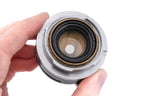 Leica 35mm f2 Summicron (Type III) (11309) + Lens Hood (35mm f1.4-2) (12504) + 39mm UVa Filter (Black, 13131)