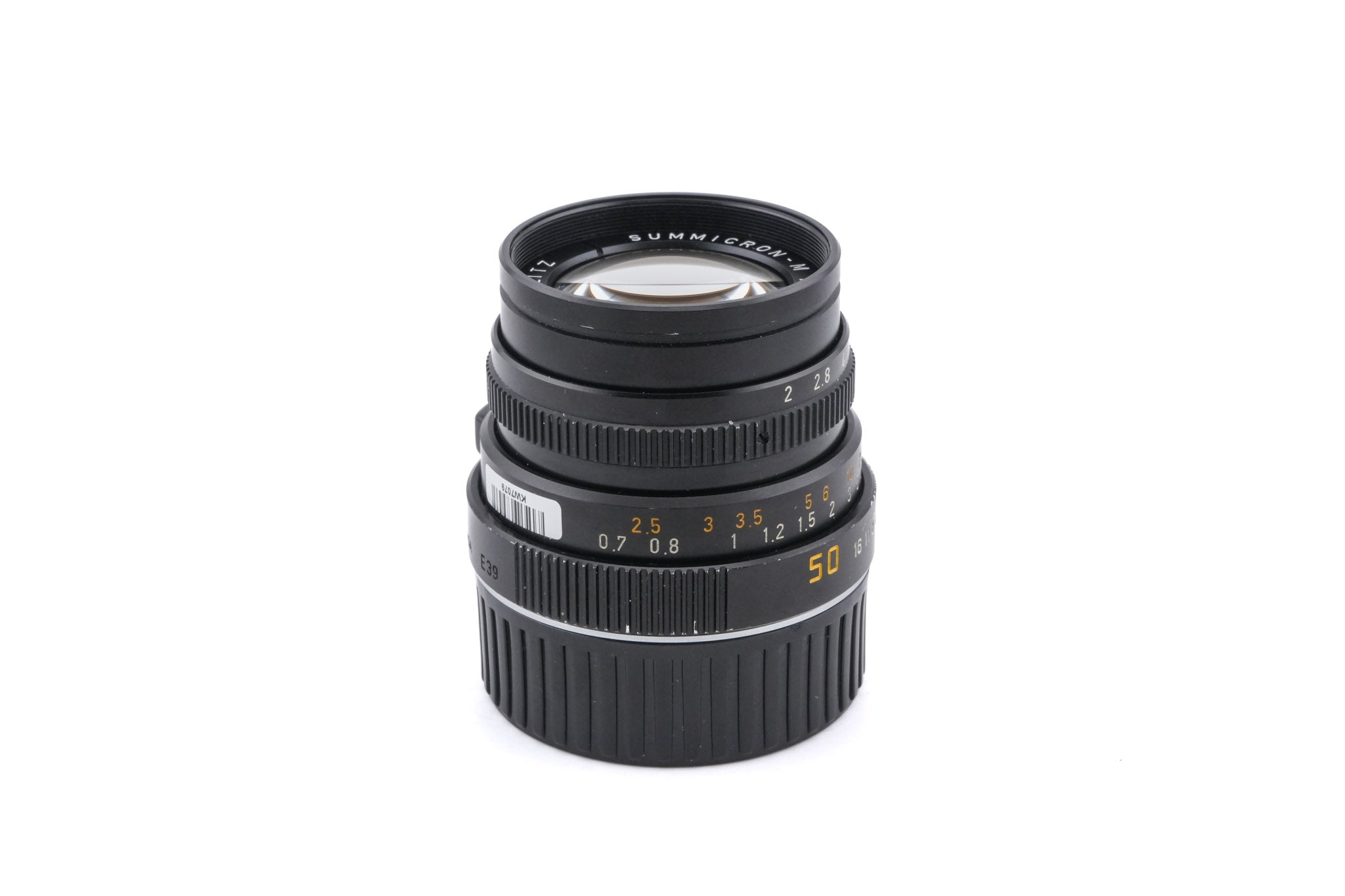Leica 50mm f2 Summicron-M (Type IV) (Black, 11819)