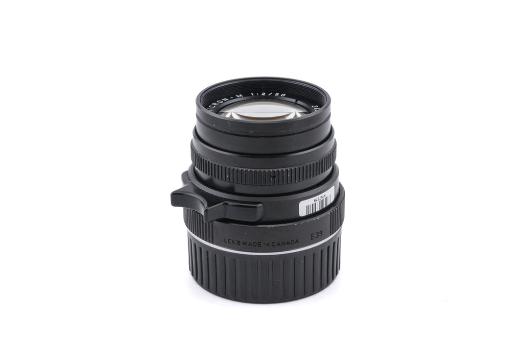 Leica 50mm f2 Summicron-M (Type IV) (Black, 11819)