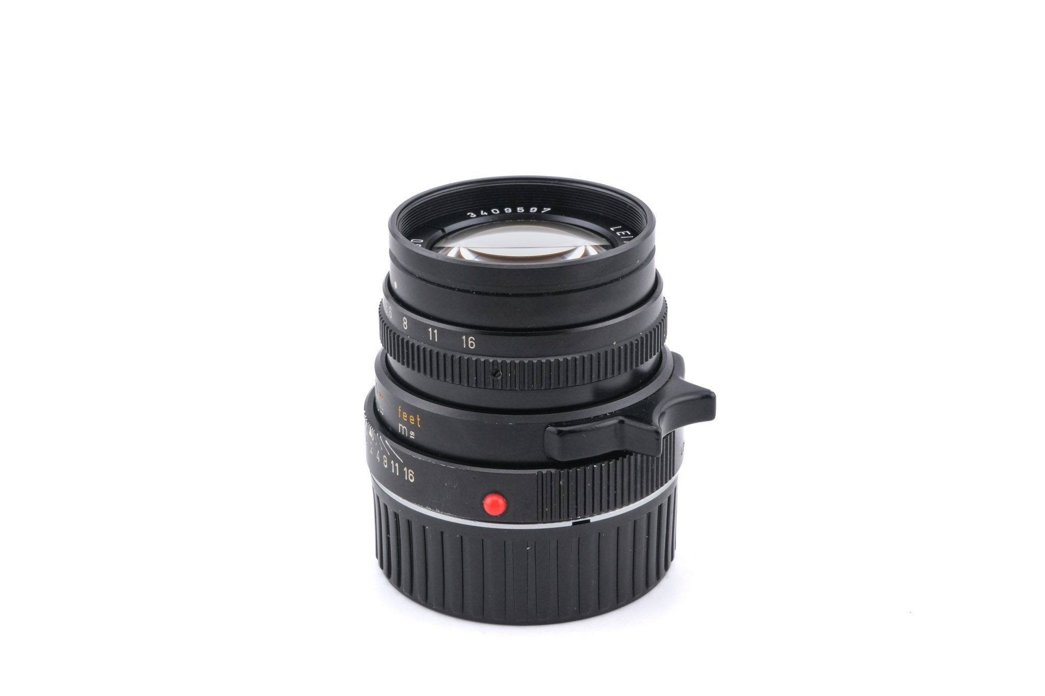 Leica 50mm f2 Summicron-M (Type IV) (Black, 11819)