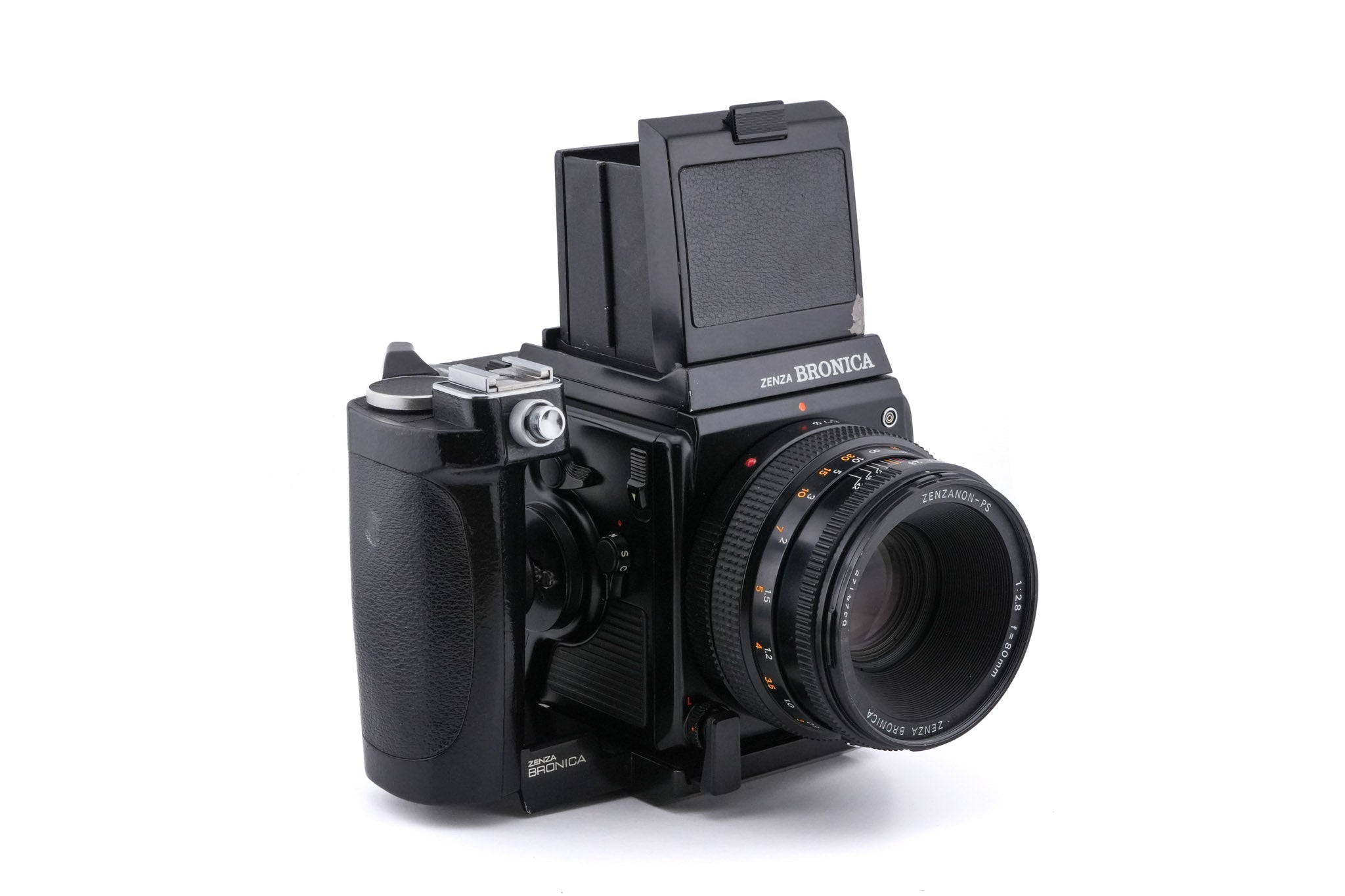 Zenza Bronica SQ-Ai + SQ-i 6x6 120 Roll Film Back + Speed Grip S Winder + 80mm f2.8 Zenzanon-PS + Waist Level Finder