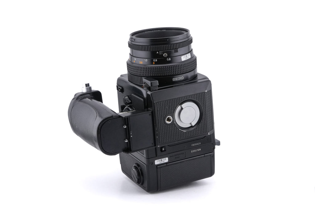 Zenza Bronica SQ-Ai + SQ-i 6x6 120 Roll Film Back + Speed Grip S Winder + 80mm f2.8 Zenzanon-PS + Waist Level Finder