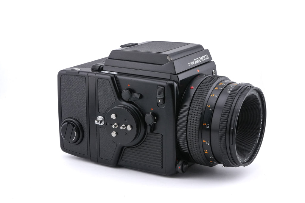 Zenza Bronica SQ-Ai + SQ-i 6x6 120 Roll Film Back + Speed Grip S Winder + 80mm f2.8 Zenzanon-PS + Waist Level Finder