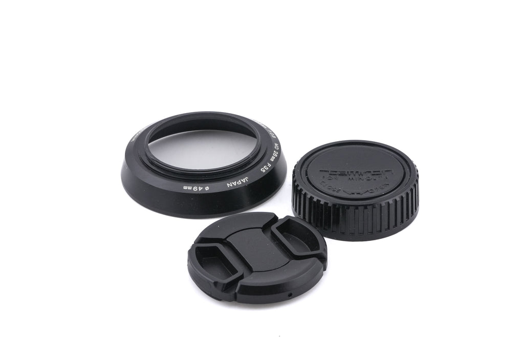 Minolta 28mm f3.5 MD W.Rokkor