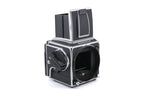 Hasselblad 201F (Silver, 10529) + Waist Level Finder (New / Chrome, 42315) + Standard Focusing Screen (42161)