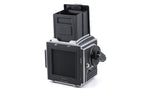 Hasselblad 201F (Silver, 10529) + Waist Level Finder (New / Chrome, 42315) + Standard Focusing Screen (42161)