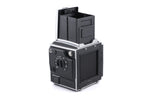 Hasselblad 201F (Silver, 10529) + Waist Level Finder (New / Chrome, 42315) + Standard Focusing Screen (42161)