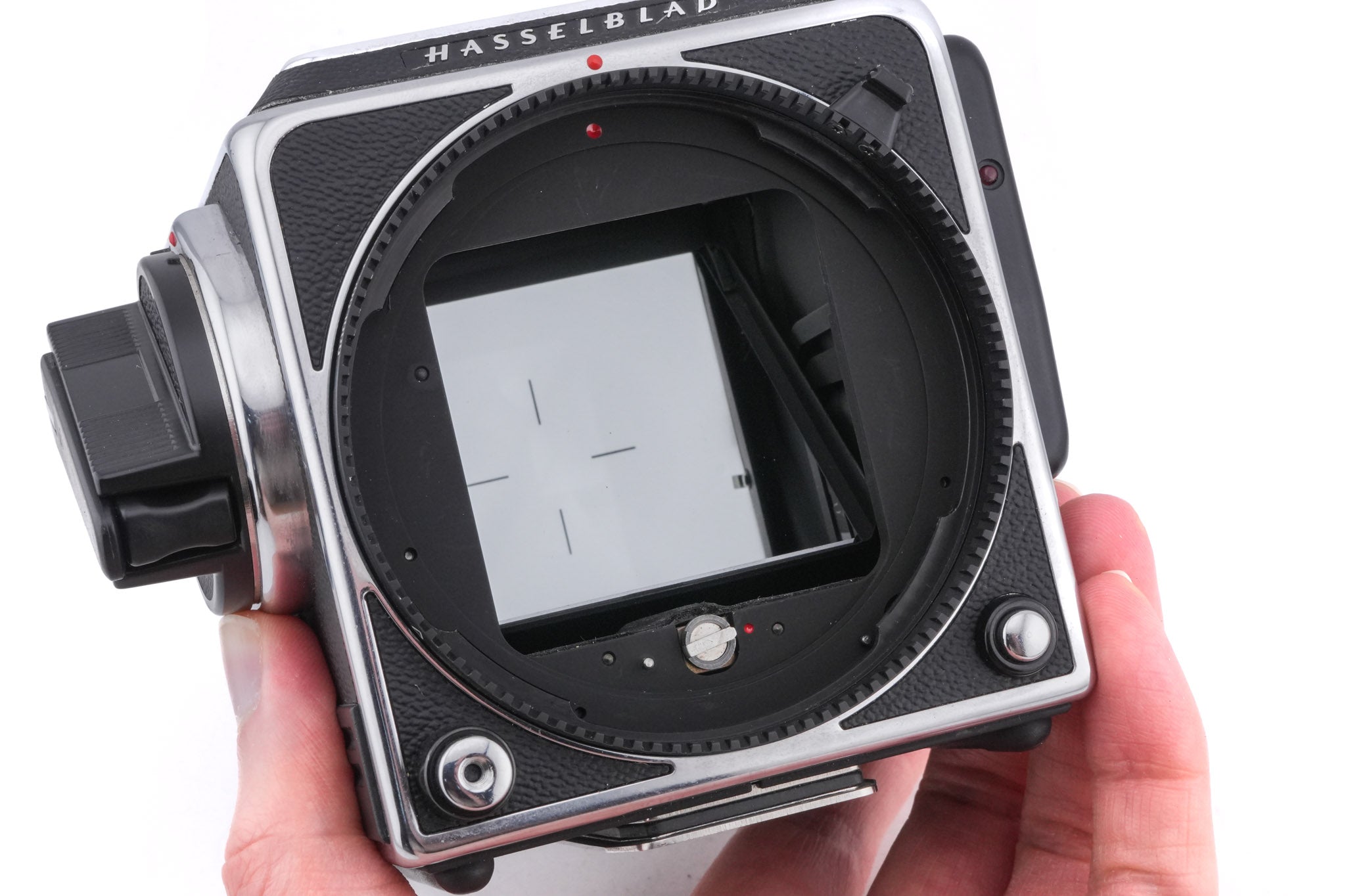 Hasselblad 201F (Silver, 10529) + Waist Level Finder (New / Chrome, 42315) + Standard Focusing Screen (42161)