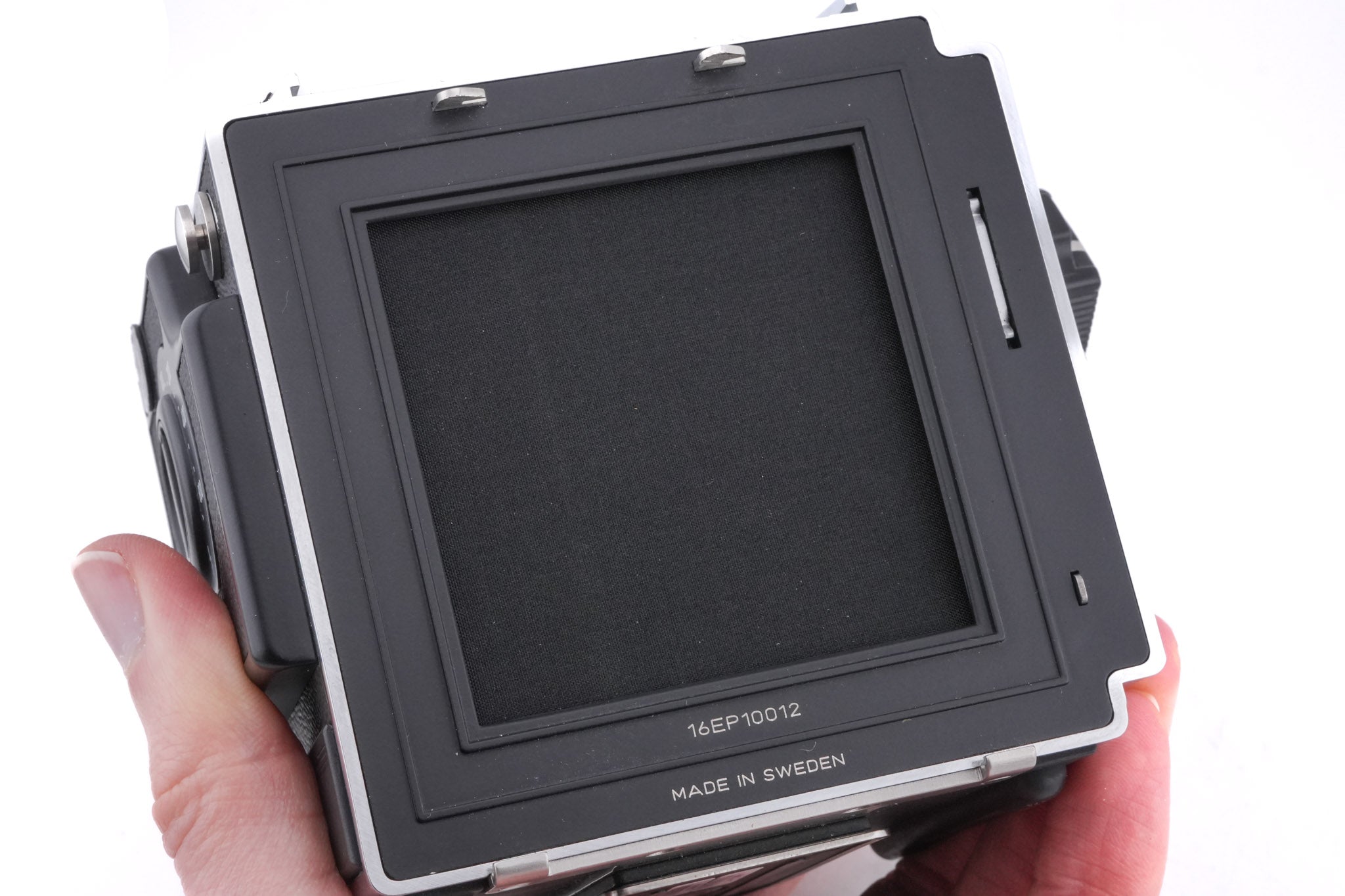Hasselblad 201F (Silver, 10529) + Waist Level Finder (New / Chrome, 42315) + Standard Focusing Screen (42161)
