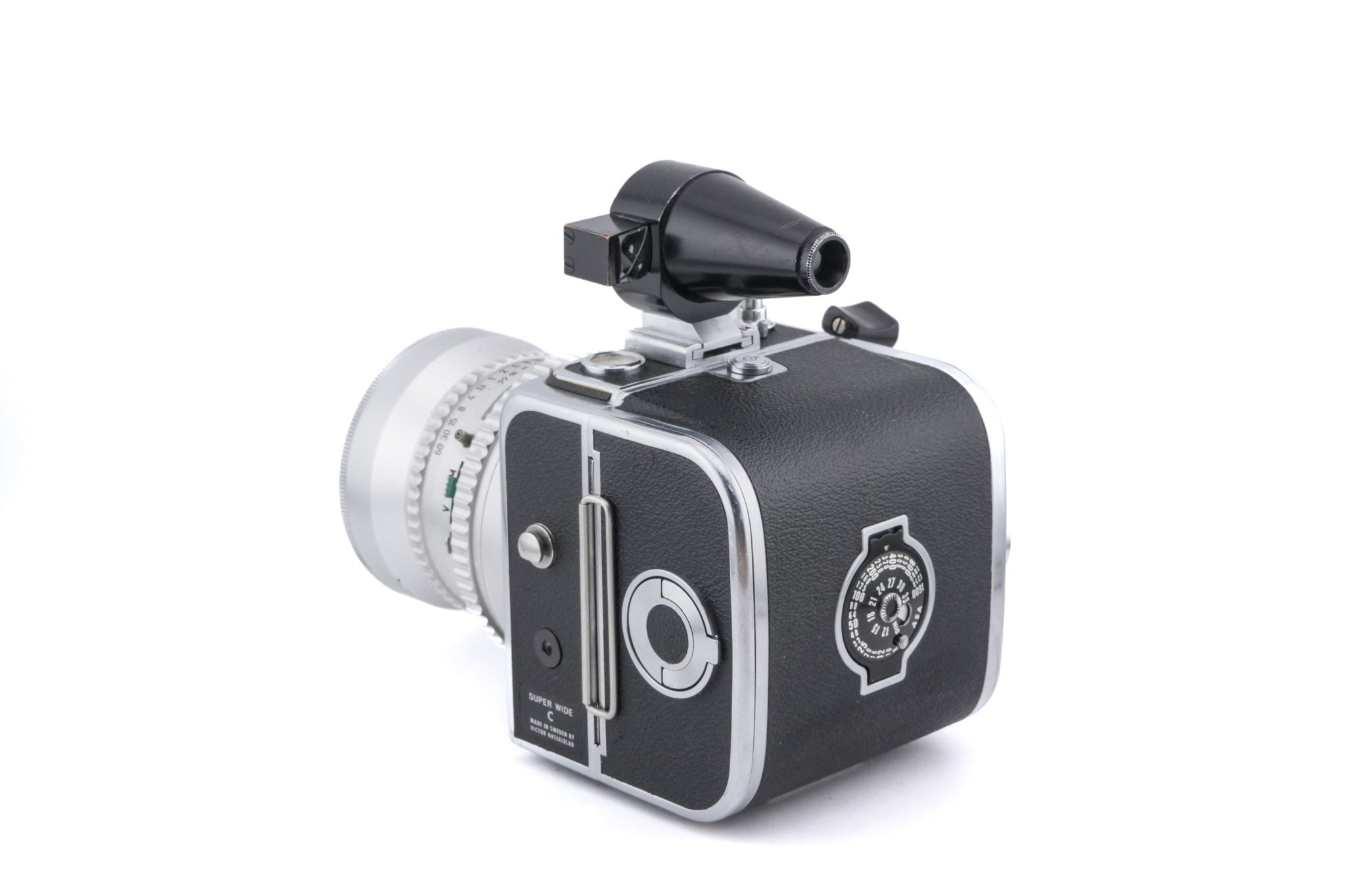Hasselblad Super Wide C (SWC) (Silver, 10049) + C12 Film Magazine (30015 / TIMAC) + SWC Viewfinder (52035/TISOC)