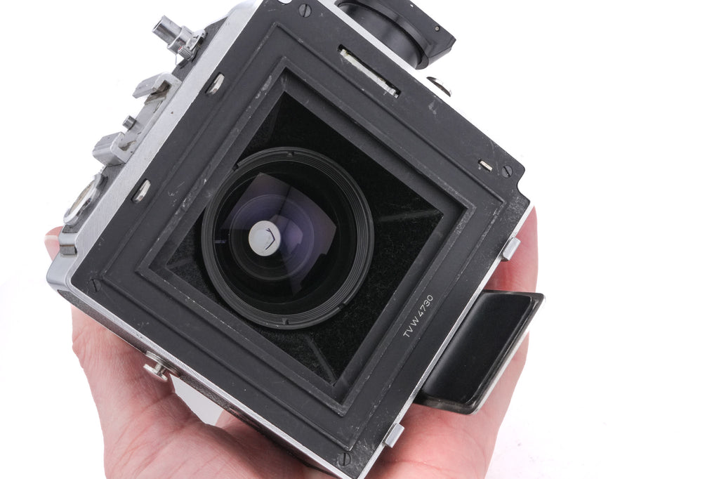 Hasselblad Super Wide C (SWC) (Silver, 10049) + C12 Film Magazine (30015 / TIMAC) + SWC Viewfinder (52035/TISOC)