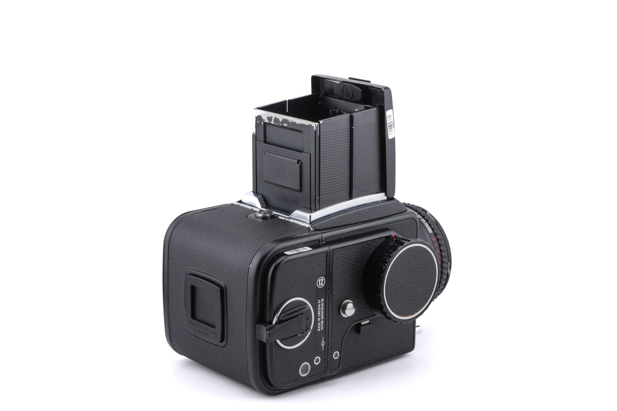 Hasselblad 500C/M (Black, 10170) + Acute Matte D Grid / Split Image Focusing Screen (42217) + A12N Film Magazine + 80mm f2.8 Planar T* C (Black, 20028) + Waist Level Finder (New / Black, 42323)