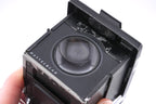 Hasselblad 500C/M (Black, 10170) + Acute Matte D Grid / Split Image Focusing Screen (42217) + A12N Film Magazine + 80mm f2.8 Planar T* C (Black, 20028) + Waist Level Finder (New / Black, 42323)