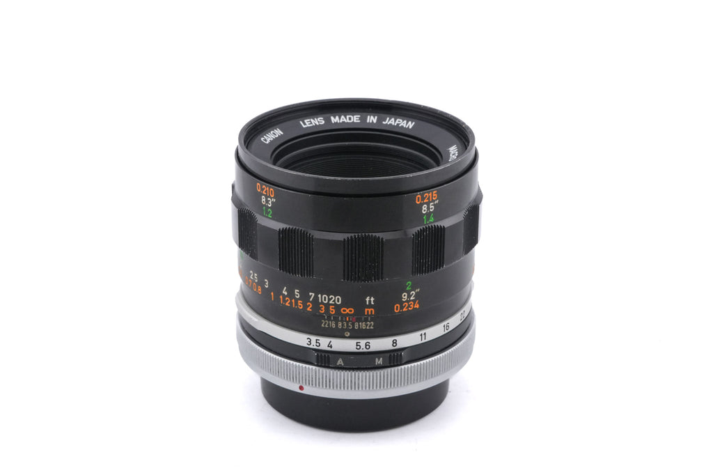 Canon 50mm f3.5 FL Macro